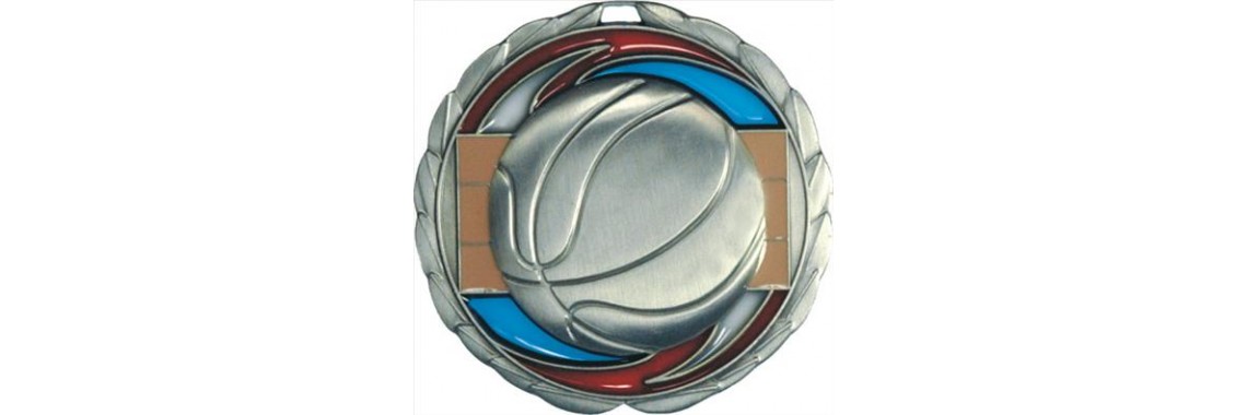 Epoxy Basketball Medal